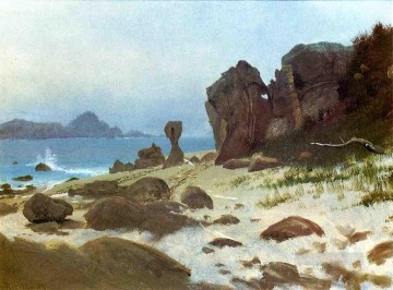 Albert Bierstadt Painting - Bay of Monterey Albert Bierstadt